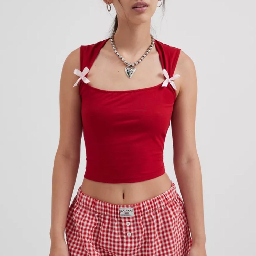 Urban Outfitters Motel Jinso Bow Tank Top - new with tags